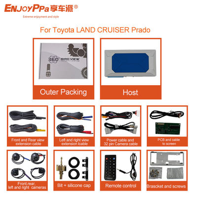 1080P ナイトビジョン 360 カーカメラシステム トヨタランドクルーザープラド