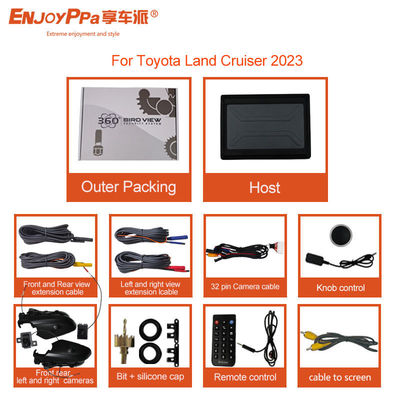 360度ナイトビジョン バードビューカーカメラシステム トヨタランドクルーザー 2023