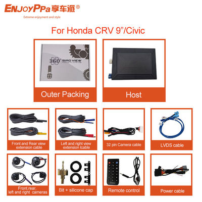 ホンダ・シビック用 1080P 解像度 ナイトビジョン 360 カーカメラシステム